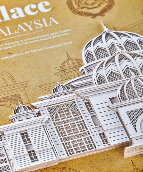 3D Landmark Building Paper Framed Art