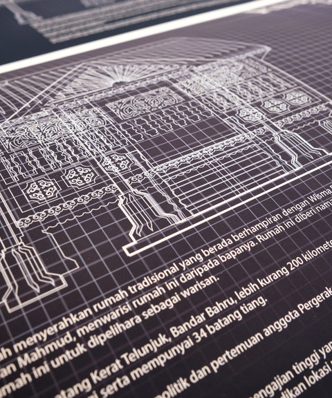 3D Landmark Building Paper Framed Art