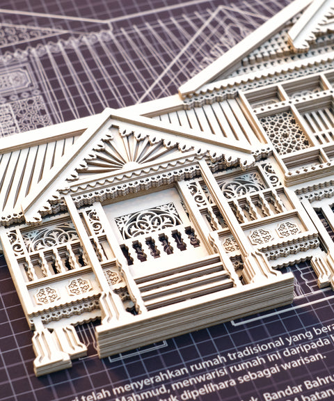 3D Landmark Building Paper Framed Art