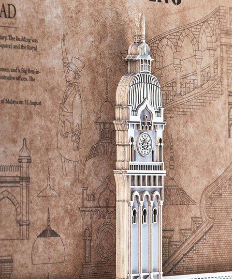 3D Landmark Building Paper Framed Art