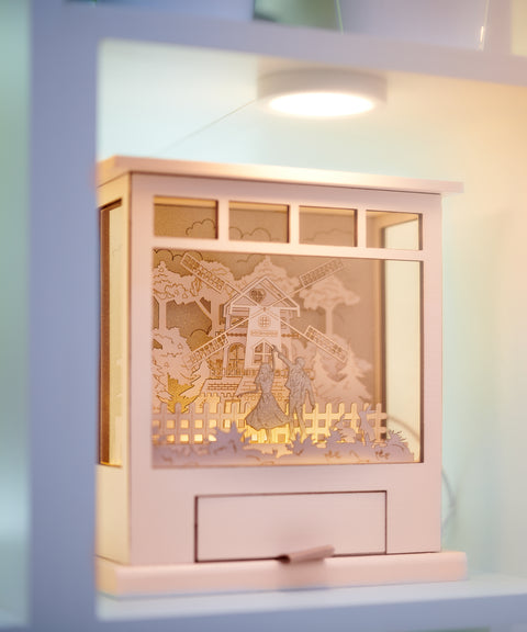 【Romantic Love Story ~ 3D Moon Light Jewellery Box】 KAMICARV