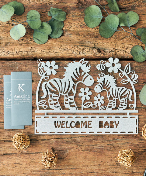 Welcome Baby - Little Zebras